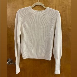 H&M white sweater
